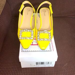EY Boutique Yellow Shoes T4087